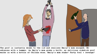 Illustration for article titled Lifetime Movie Cartoons: "Like Mother, Like Daughter"